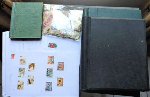 WORLD BUNDLE, ALBUMS, STAMPS ETC SEE SCANS