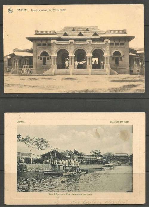 BELGIUM CONGO - OLD, UNUSED POSTCARDS IN GOOD CONDITION
