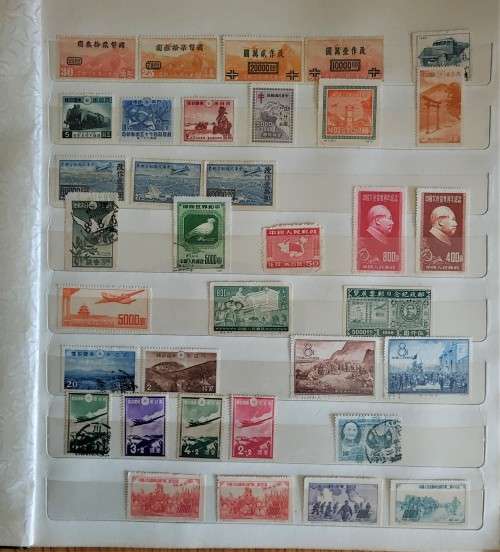 LARGE STOCKBOOK WITH CHINESE STAMPS