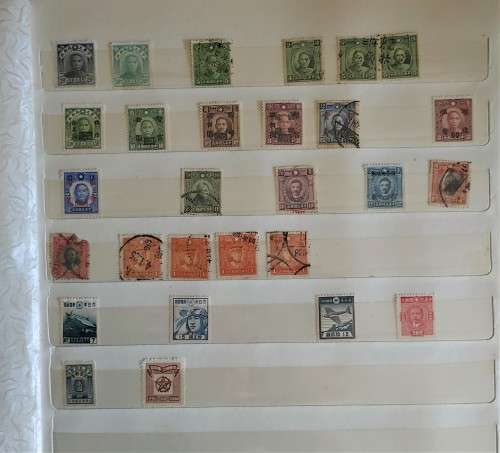 LARGE STOCKBOOK WITH CHINESE STAMPS