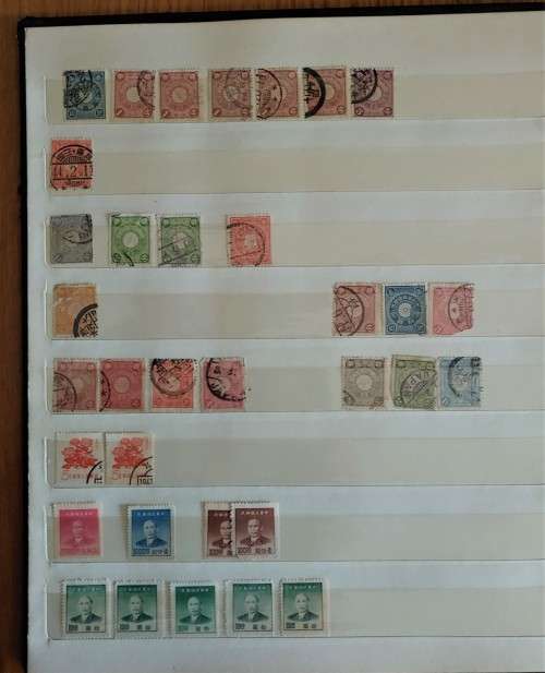 LARGE STOCKBOOK WITH CHINESE STAMPS
