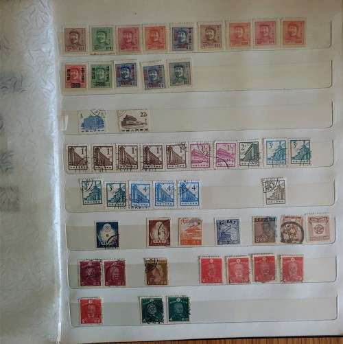 LARGE STOCKBOOK WITH CHINESE STAMPS