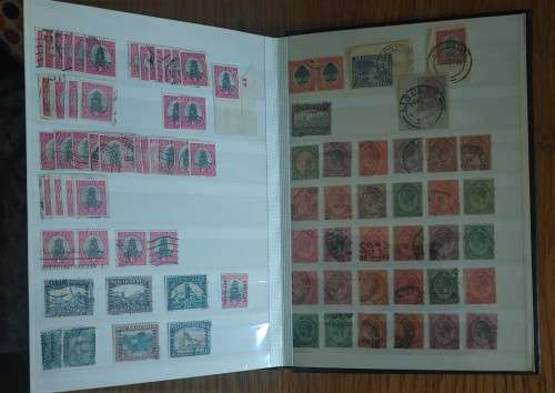 KABE A5 16 SIDES STOCKBOOK PACKED WITH UNION / RSA COLLECTION