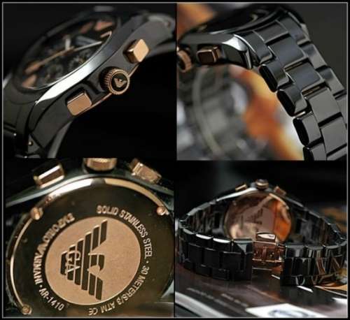 EMPORIO ARMANI MEN'S WATCH CERAMICA AR1410