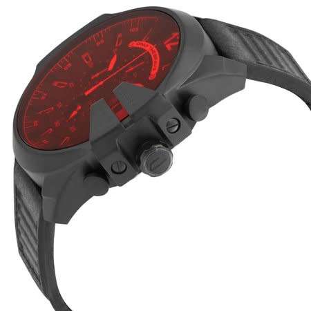 Diesel Mega Chief Analog Black Dial (Big Dial) Men's Watch - DZ4460