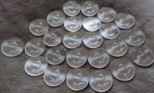 Siver Kruger Rands 2021 (1Oz) (Tube of 25 coins)