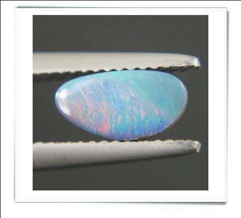 GEMZONE - Black Opal Doublet Freeform Cab - 0.58cts!