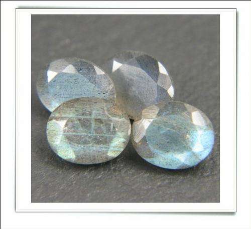 GEMZONE - Natural Labradorite Oval Facets - 2.58cts avg. each - 6 on offer