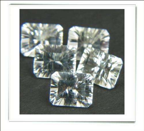 CLEARANCE SALE - Natural White Topaz Octagon Concave Facet - 3.96cts!