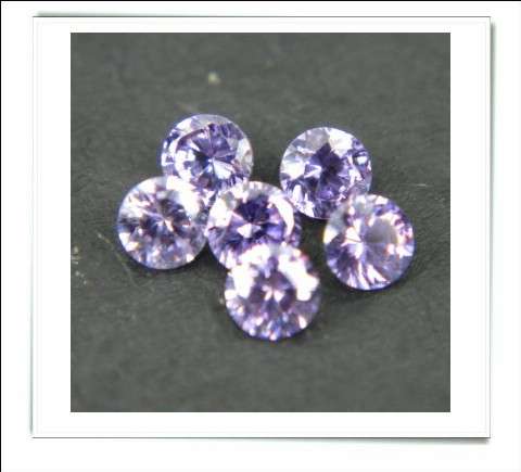 GEMZONE - Created Amethyst Rounds Facets - 0.20cts avg. each - 401 pcs on offer!