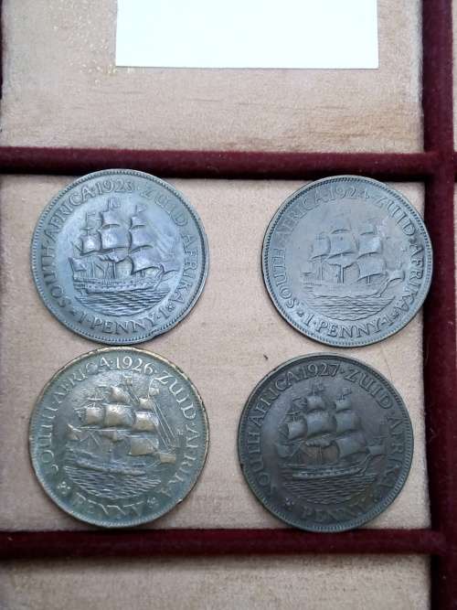 SOUTH AFRICAN PENNY(COMPLETE SET)