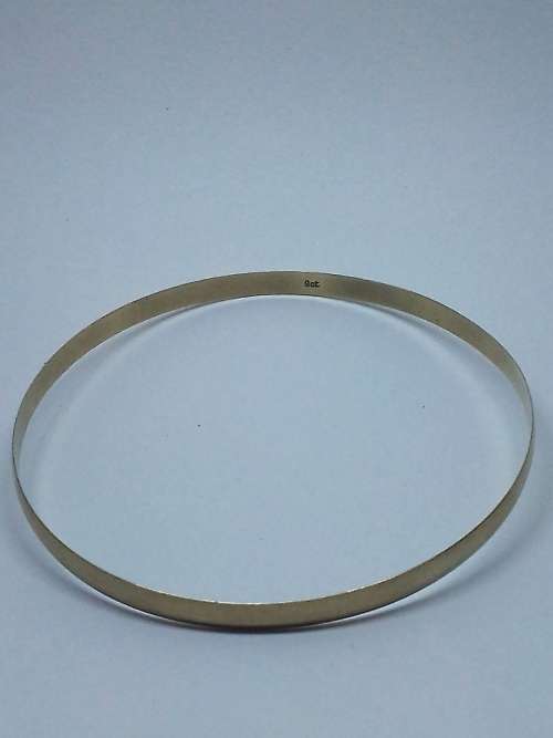 HALLMARKED 9CT GOLD BANGLE