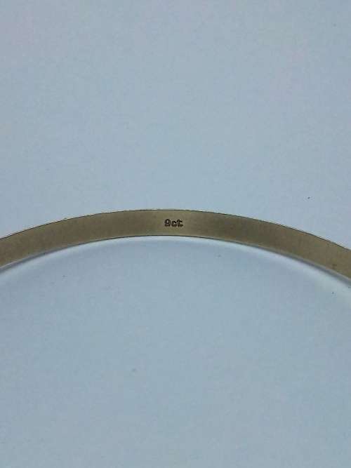 HALLMARKED 9CT GOLD BANGLE
