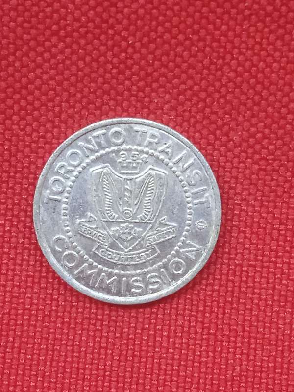 1978 TORONTO TRANSIT COMMISSION TOKEN