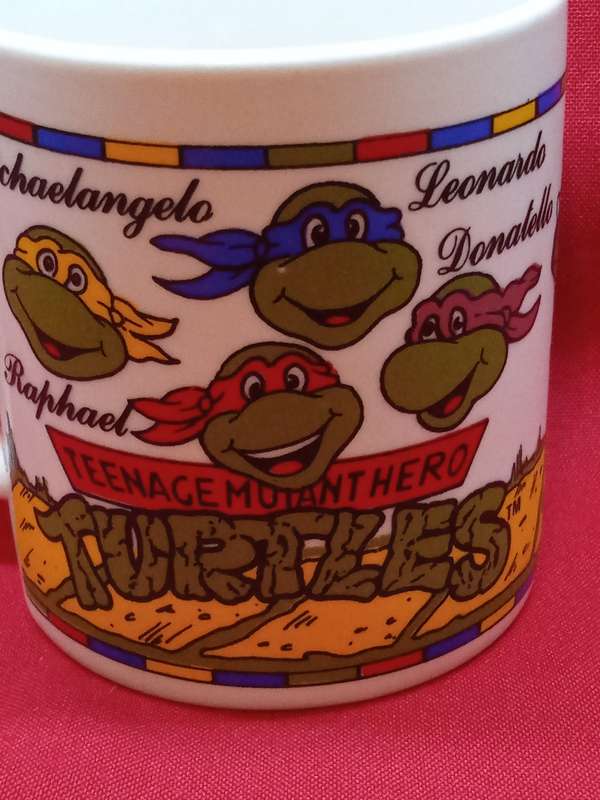 1990 MIRAGE STUDIOS T.M.N.T COFFEE MUG