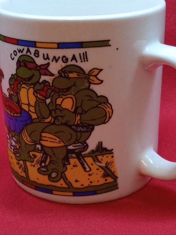 1990 MIRAGE STUDIOS T.M.N.T COFFEE MUG