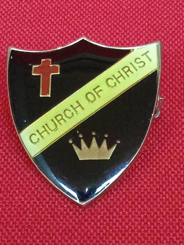 CHURCH OF CHRIST BADGE