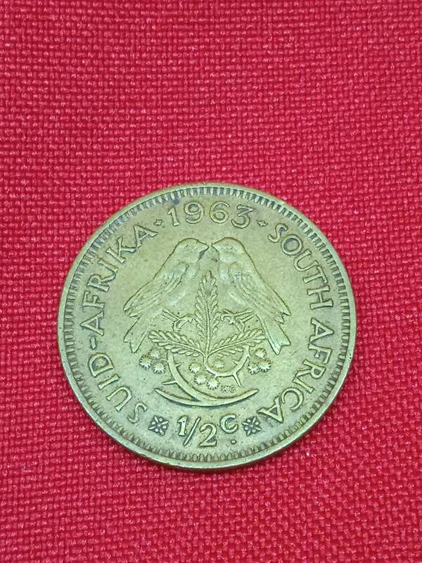 1963 HALF CENT