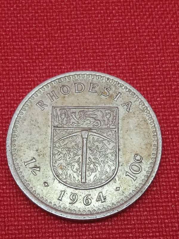 1964 RHODESIA 10 CENT