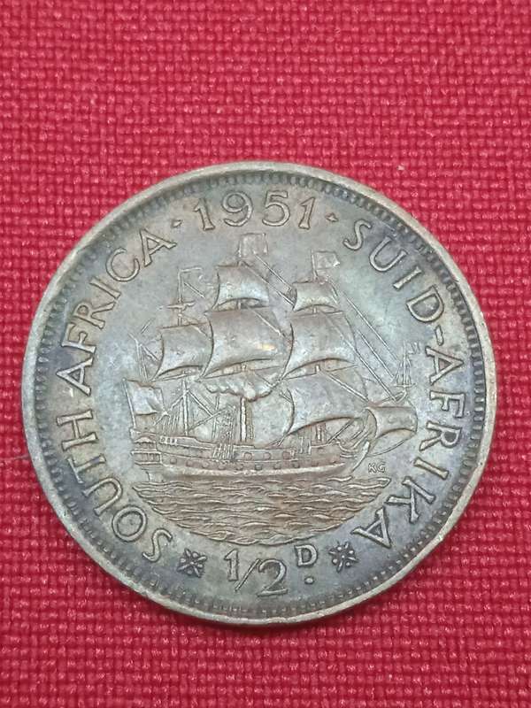 1951 HALF PENNY