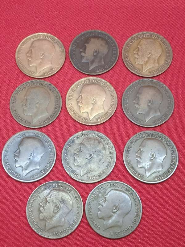 U.K PENNIES