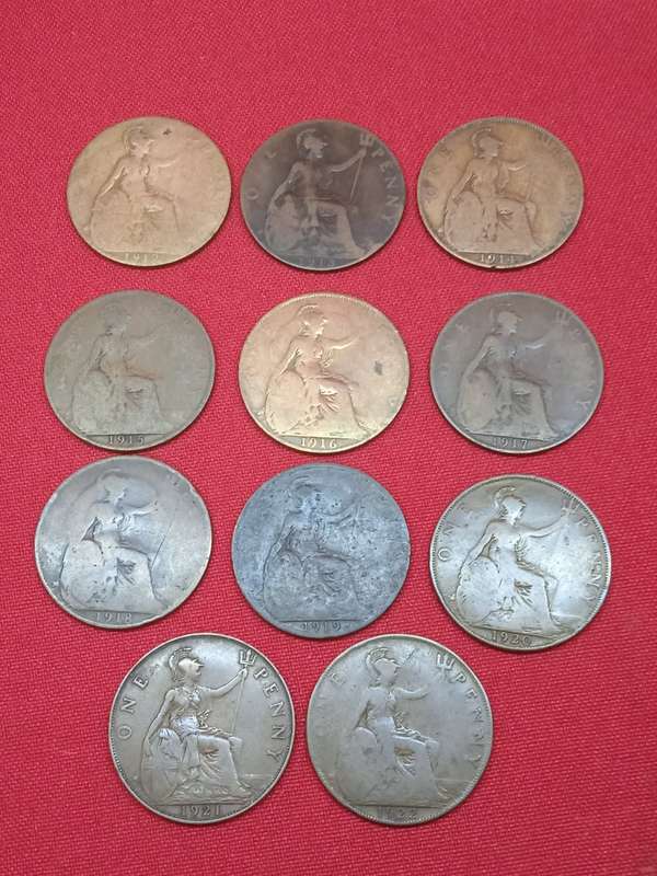 U.K PENNIES