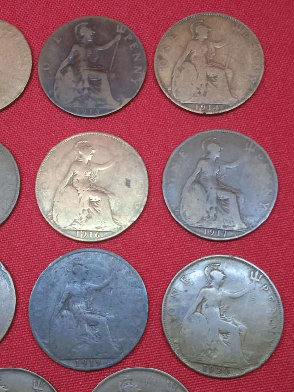 U.K PENNIES