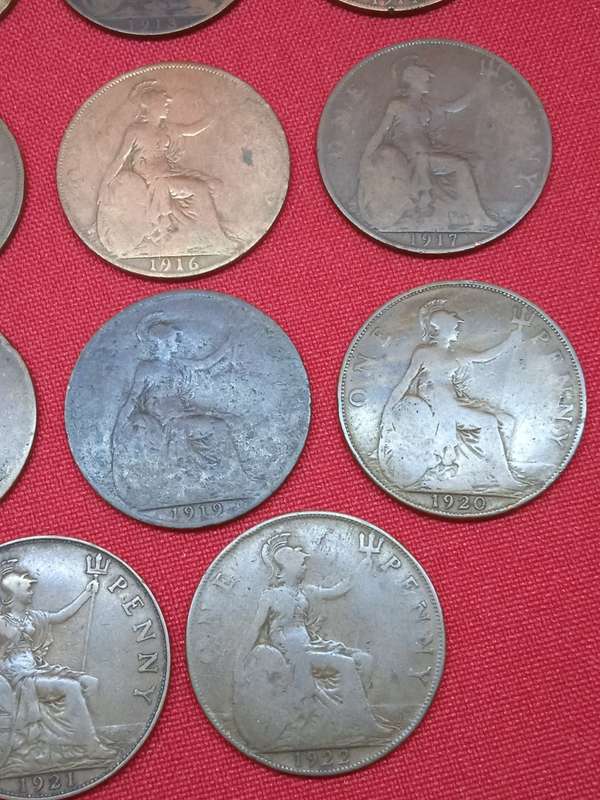 U.K PENNIES