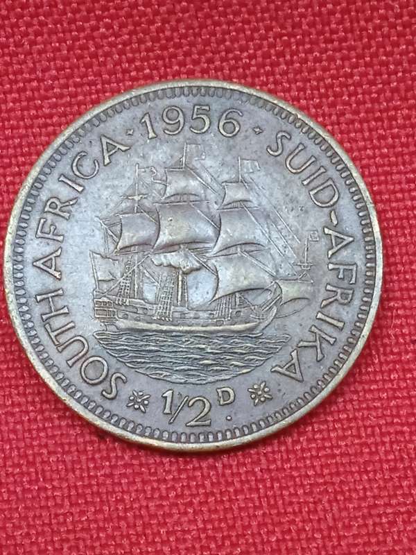 1956 HALF PENNY