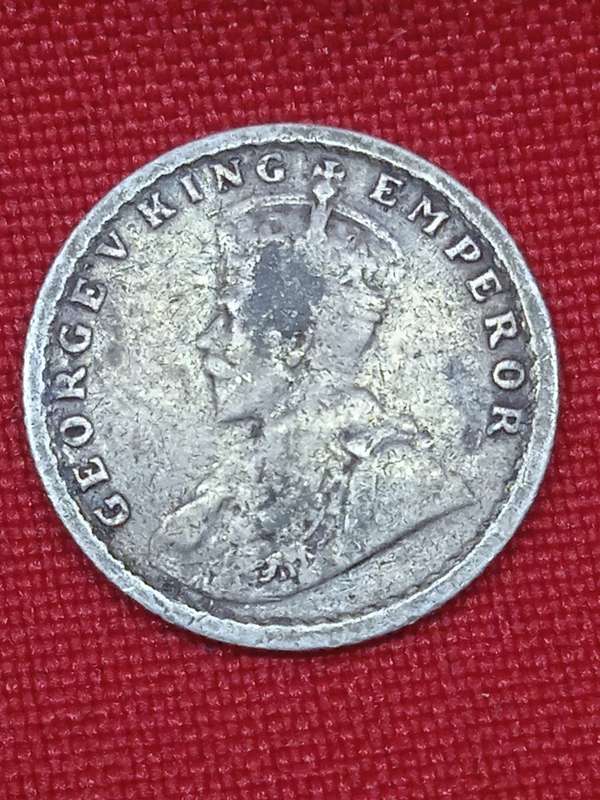 1926 SILVER INDIA QUARTER RUPEE