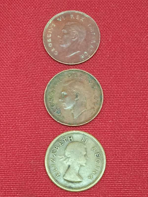 3 X QUARTER PENNIES