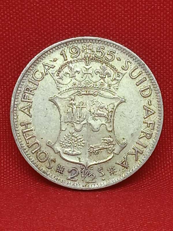 1955 SILVER HALF CROWN