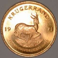 Full OZ Pure gold Krugerrand