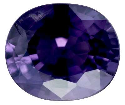 1.07CT TANZANIAN SPINEL [G.I.S.A.CERTIFIED] Dark Bluish Violet, SI1