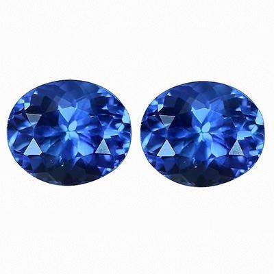 *** TANZANITE *** 1.61CT CERTIFIED TANZANITE PAIR