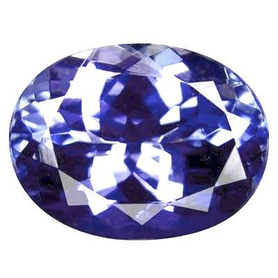 3.26CT TANZANITE [G.I.S.A.CERTIFIED] Intense Violet Blue (vB4/4), VVS, Oval