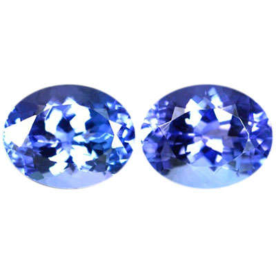 *** TANZANITE *** 2.05CT GISA CERTIFIED TANZANITE PAIR