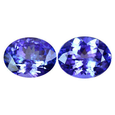 *** TANZANITE *** 2.37CT Certified Tanzanite Pair