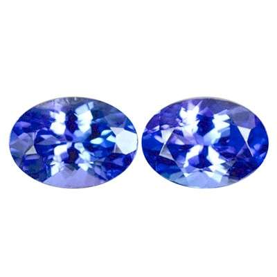 * TANZANITE * 2.36CT Certified Tanzanite Pair