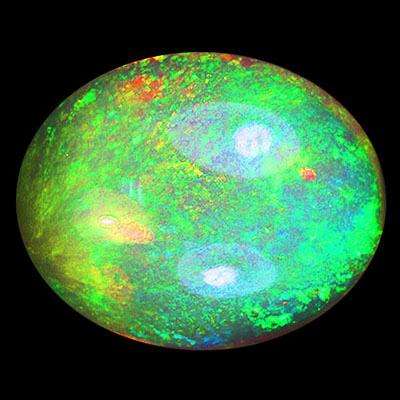 G.I.S.A. CERTIFIED 2.96CT OPAL - AAA GRADE ! Vivid Multi-Colour Play of Fire