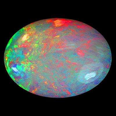 G.I.S.A. CERTIFIED 9.16CT OPAL - Multi-Colour Play of Fire