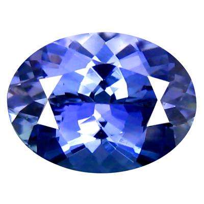 1.29CT TANZANITE [G.I.S.A. CERTIFIED] Intense Blue Violet [bV4/4], VVS
