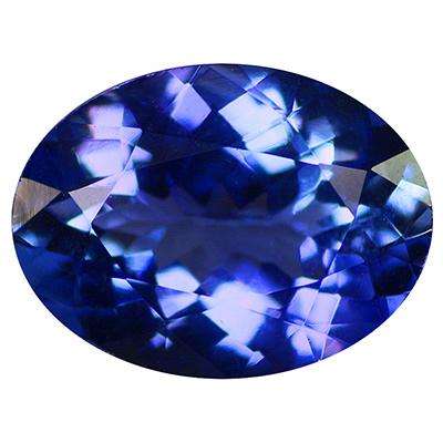 1.54CT TANZANITE [G.I.S.A.CERTIFIED] Vivid Violetish Blue (vB5/5), VVS, Oval