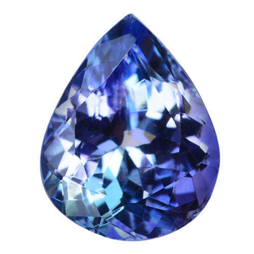 1.19CT TANZANITE [G.I.S.A.CERTIFIED] Intense Violetish Blue (vB4/4), VVS, PEAR