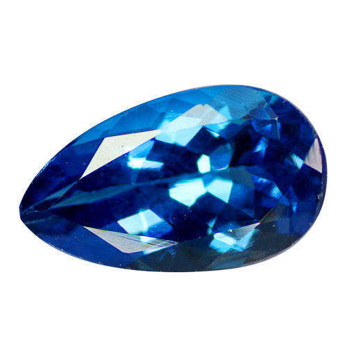 1.50CT TANZANITE [G.I.S.A.CERTIFIED] Intense Violetish Blue (vB4/4), VVS, PEAR