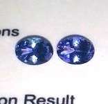 *** TANZANITE *** 1.83CT CERTIFIED TANZANITE PAIR