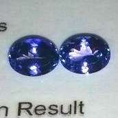 *** TANZANITE *** 2.18CT CERTIFIED TANZANITE PAIR