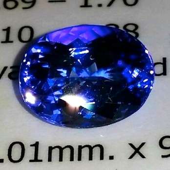 ** Premium Grade Tanzanite  ** 5.26CT Certified Tanzanite