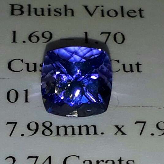 2.74CT Certified Tanzanite