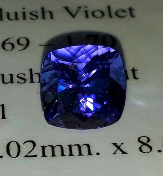 2.61CT CERTIFIED TANZANITE  [Grade: bV7/7]  * PREMIUM GRADE*
